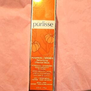 Purlisse NWT Pumpkin + Ginger Detoxifying Charcoal Mask - Orange